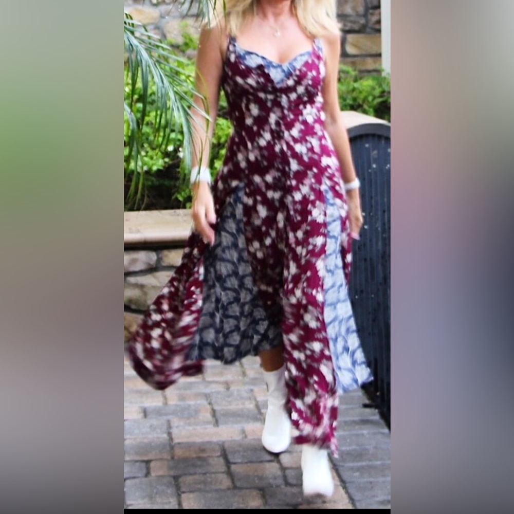 Cinq à Sept Purple Floral Skirt
